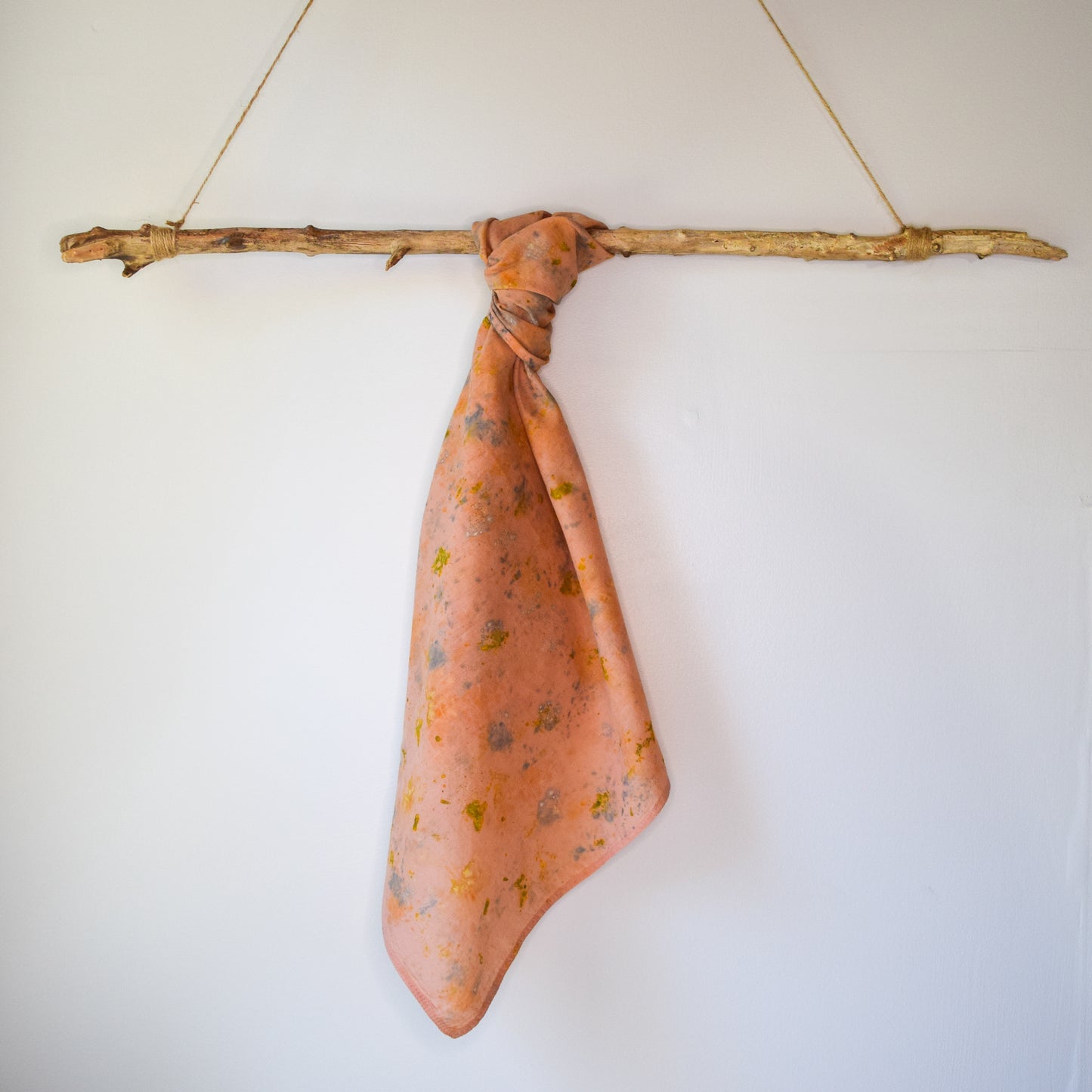 Flora printed bandanna - Dianthus