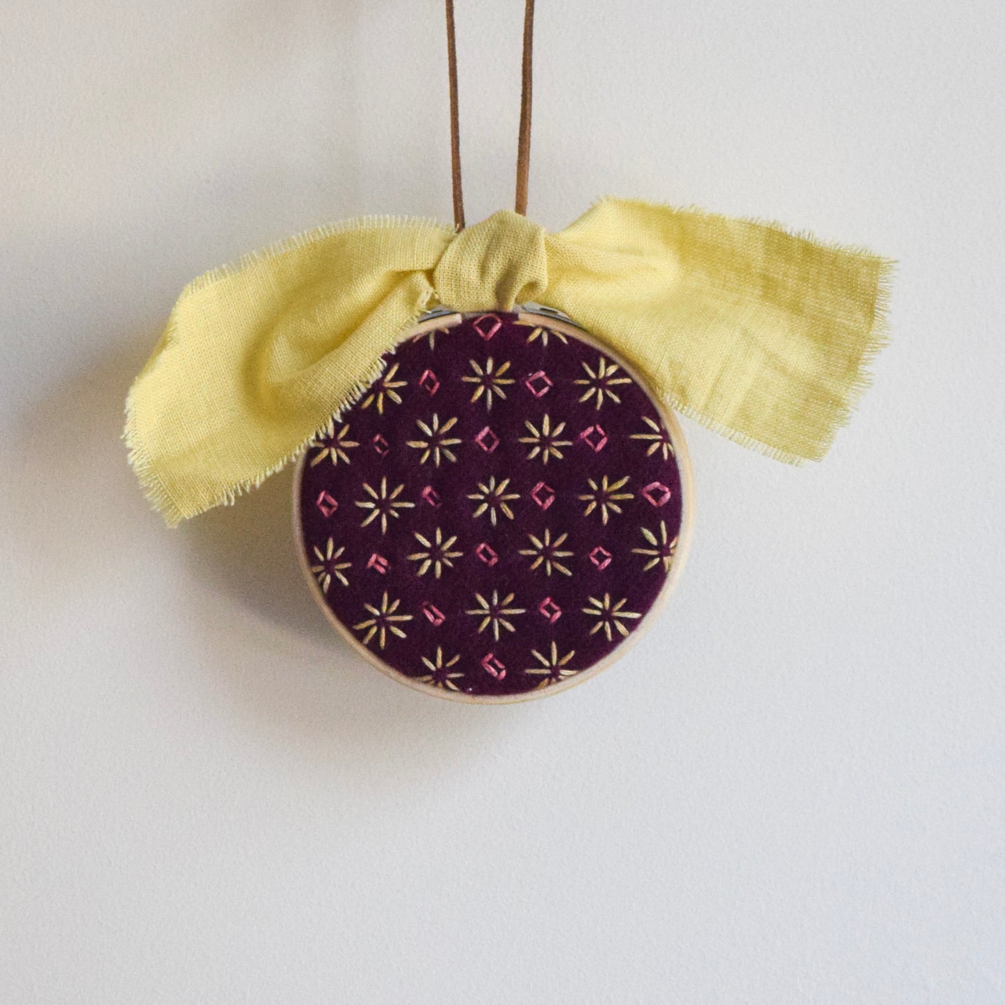 Sashiko Stitch Medallion | Dusk