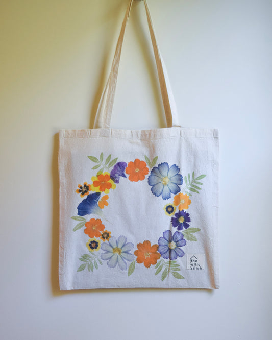 Summer Garden IV | Eco-printed Tote Bag