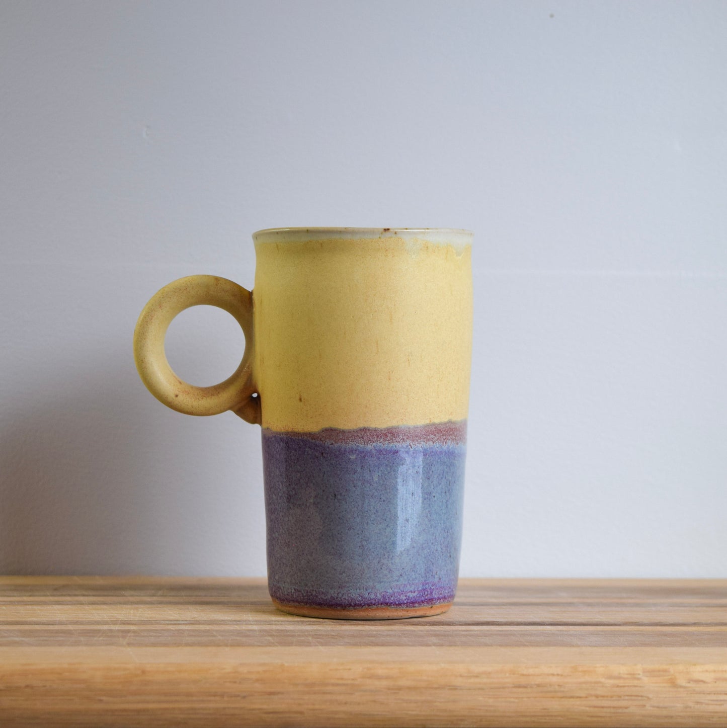Ceramic Mug & Natural-dyed Mat | Early Dawn II