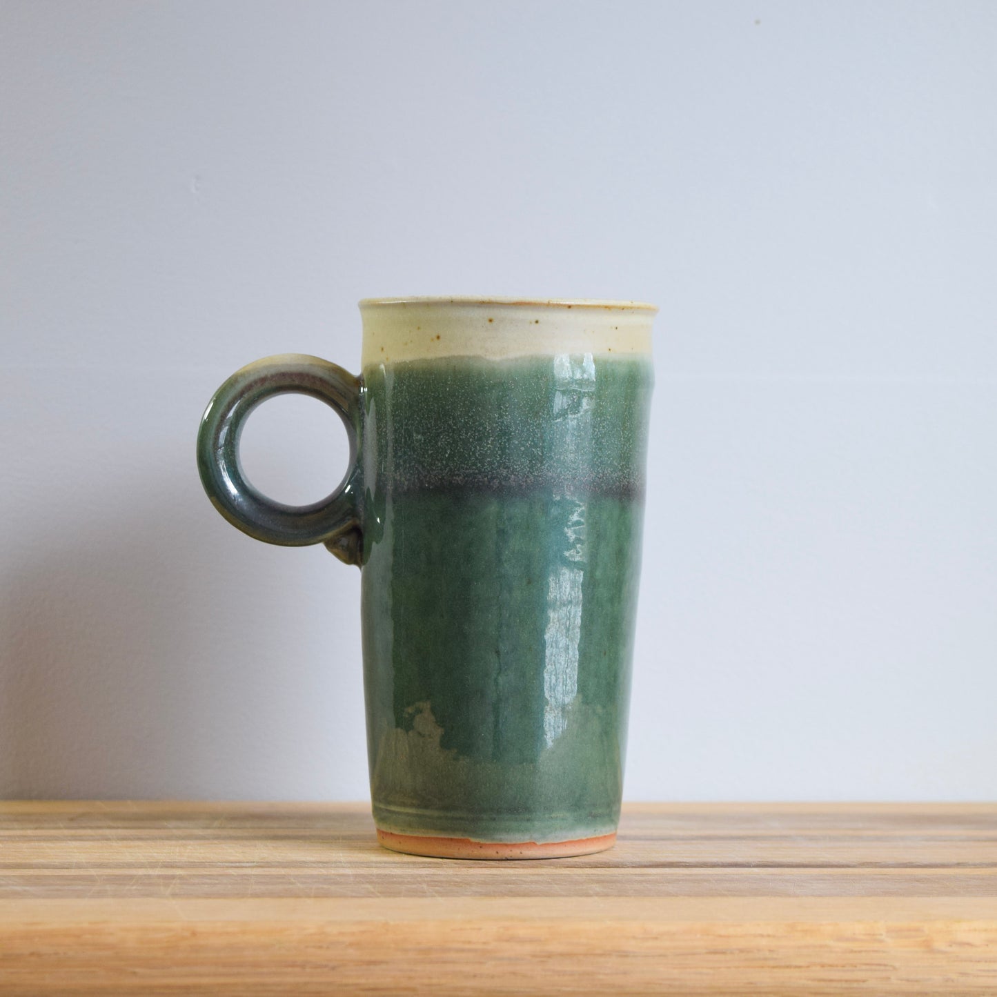 Ceramic Mug & Natural-dyed Mat | Nouveau Green