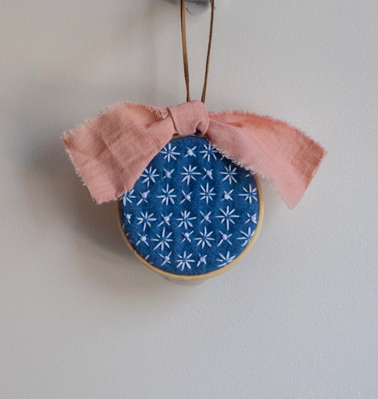 Sashiko Stitch Medallion | Winter