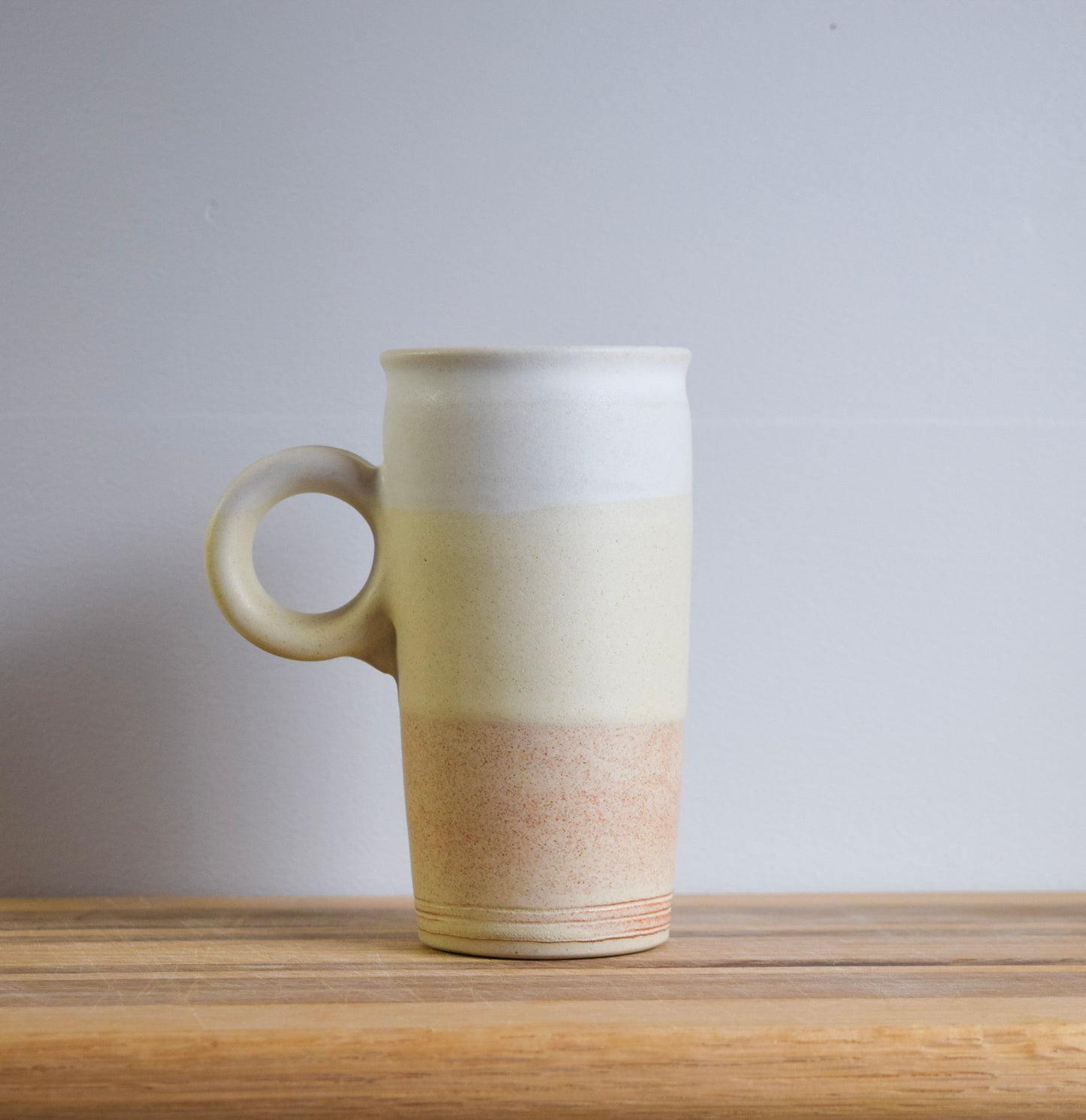 Ceramic Mug & Natural-dyed Mat | Sun and Sand