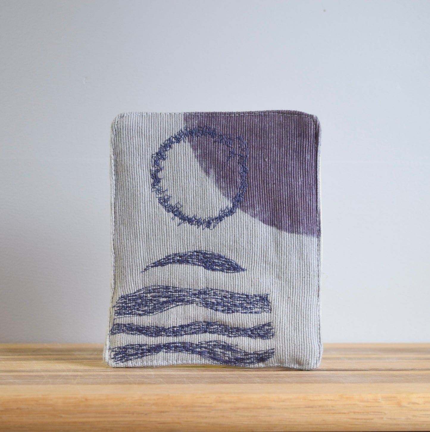 Ceramic Mug & Natural-dyed Mat | Lilac Sky