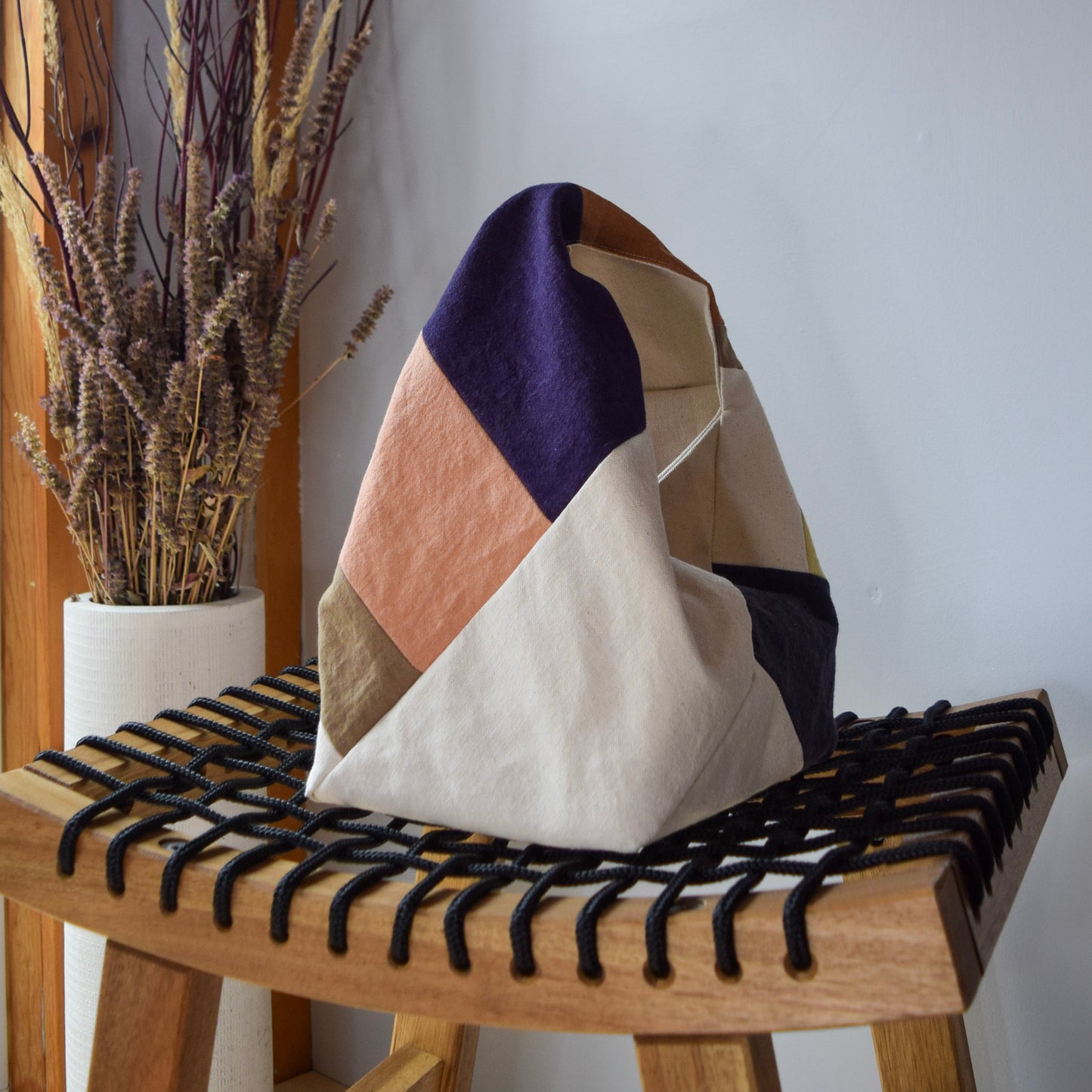 Botanical-dyed Azuma bag mini - Winter Woods