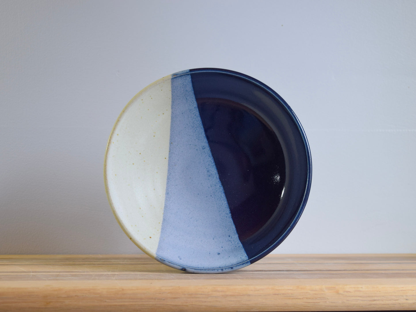 Ceramic Bowl | Indigo and Cream