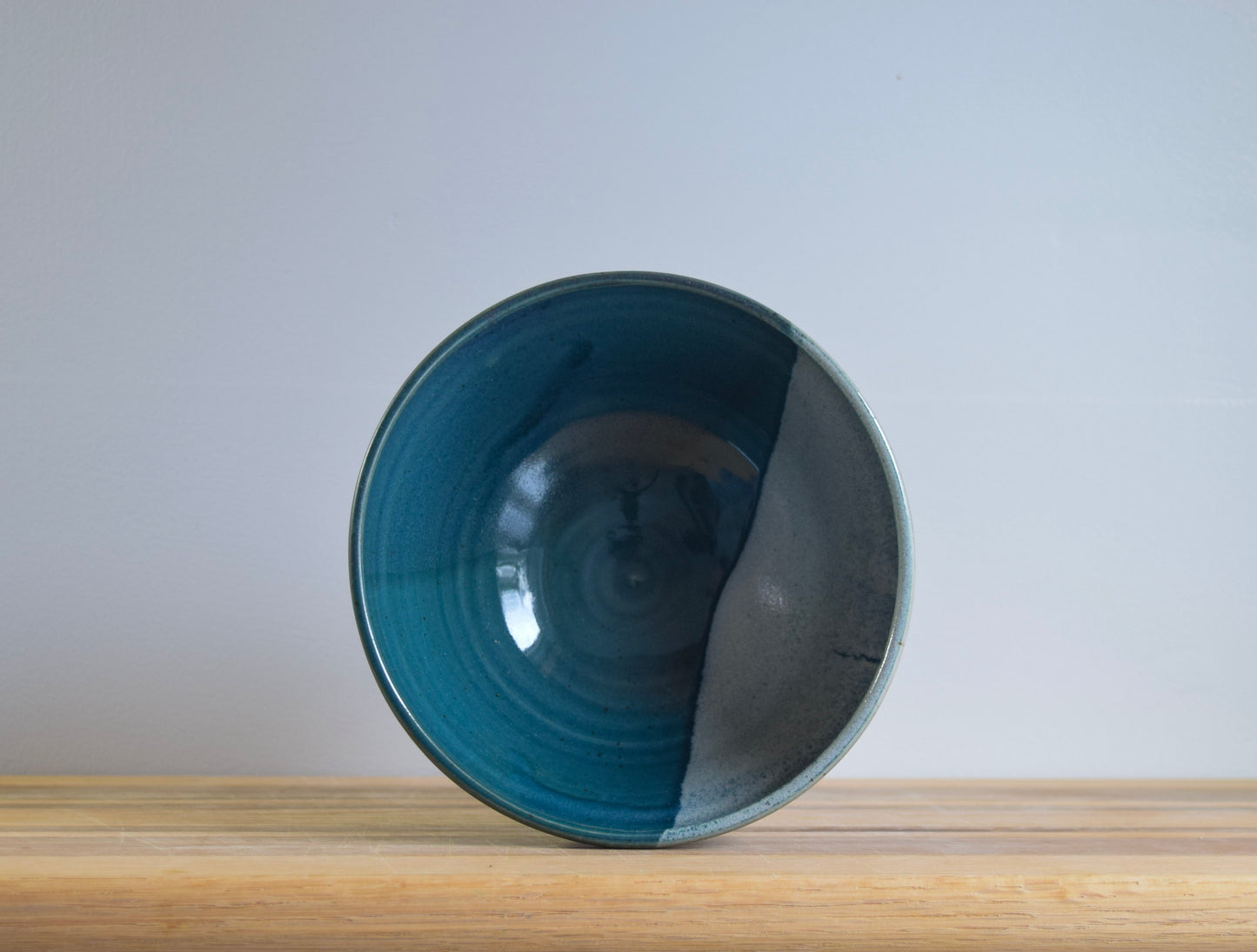 Ceramic Bowl | Evergreen and White