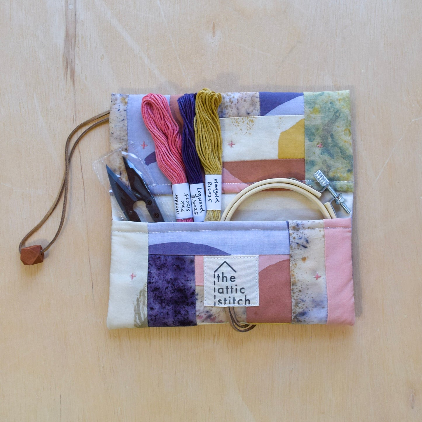 Natural dyed, Patchwork Sewing Kit | Dreaming of Spring I