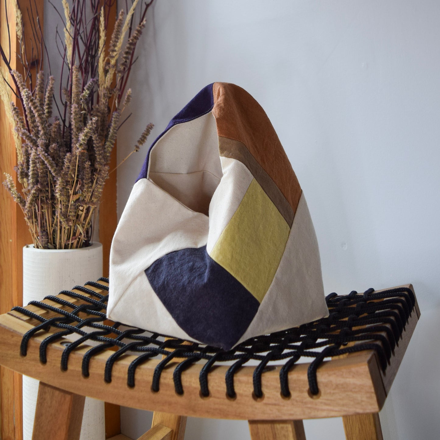 Botanical-dyed Azuma bag mini - Winter Woods