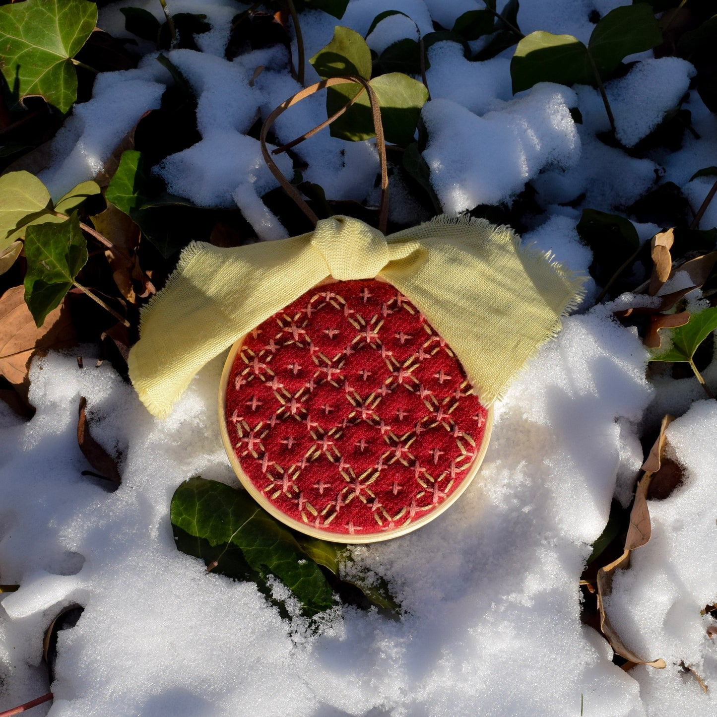 Sashiko Stitch Medallion | Bloom