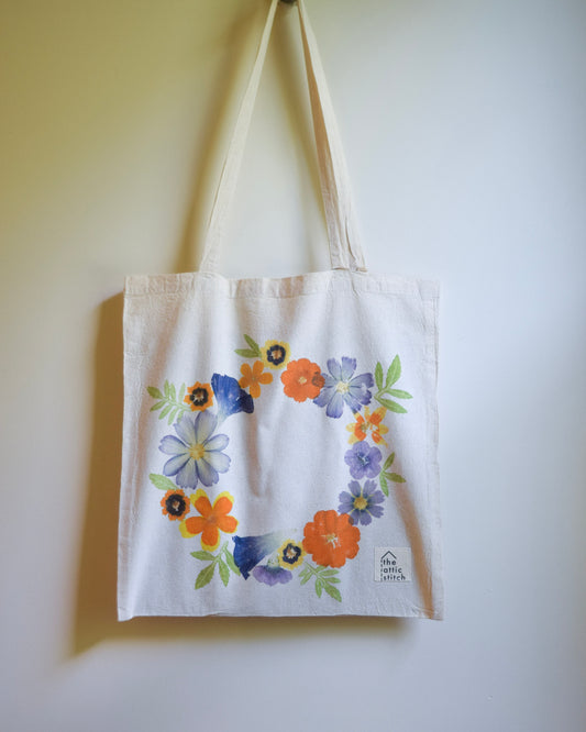 Summer Garden I | Eco-printed Tote Bag