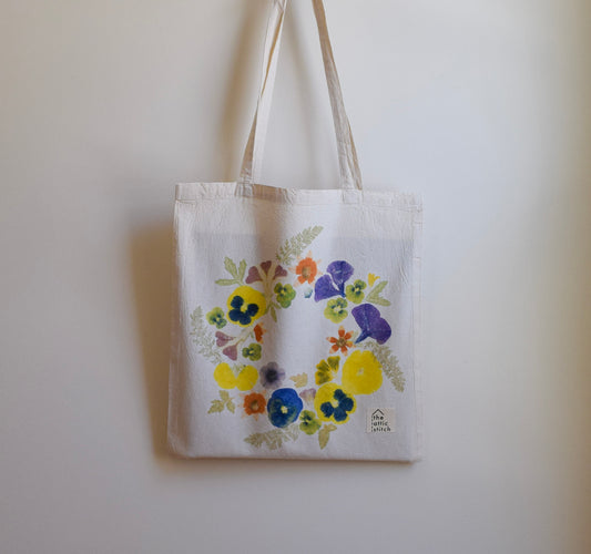 Flower Wreath II | Eco-printed Tote Bag