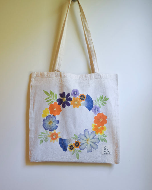 Summer Garden III | Eco-printed Tote Bag