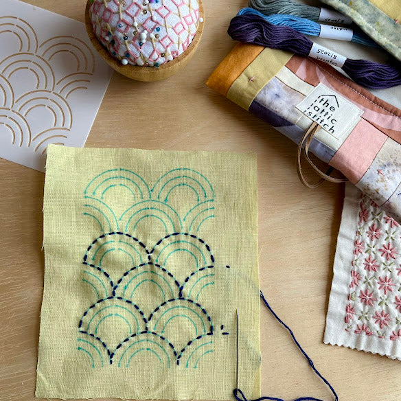Sashiko Hand-Stitching Workshop | Mar 4 & Mar 11 | Wed 6 PM - 7:30 PM