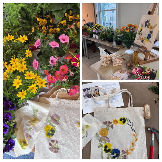 Floral Eco-Printing Workshop | July 18th | Saturday 10am - 1pm