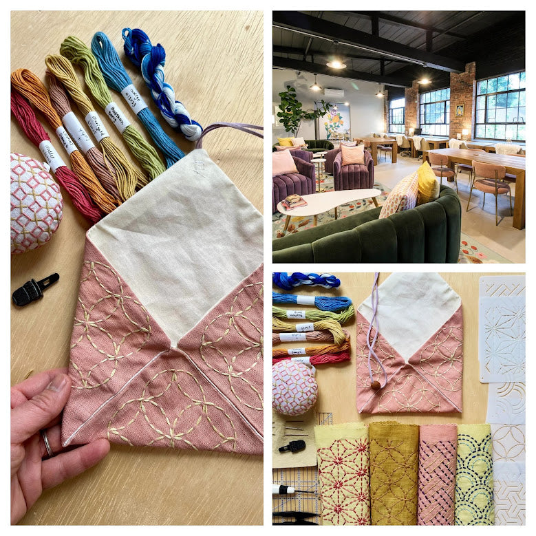 Sashiko Hand-Stitching Workshop | Mar 4 & Mar 11 | Wed 6 PM - 7:30 PM