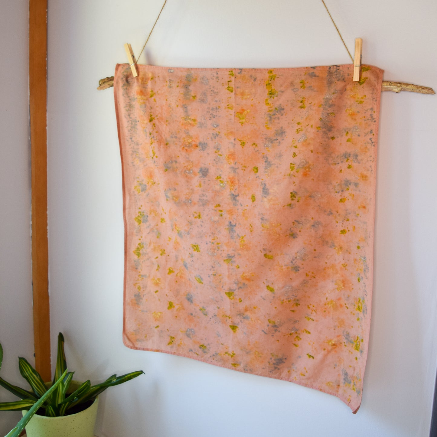 Flora printed bandanna - Dianthus